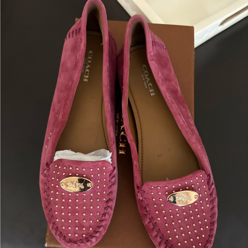 Authentic coach “honest” suede shoes